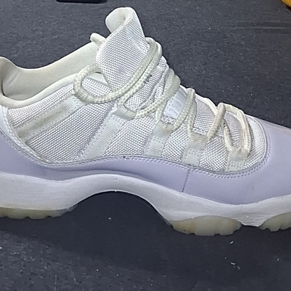 White and Cream Athletic Sneakers - Picture 4 of 7